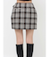 ラップチェックミニスカート【セットアップ着用可能】