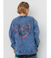 HEART PRINT DENIMトップス