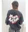 HEART PRINT DENIMトップス