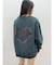 HEART PRINT DENIMトップス