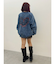 HEART PRINT DENIMトップス