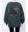 HEART PRINT DENIMトップス