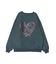 HEART PRINT DENIMトップス