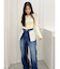 リバースワイドデニムパンツ