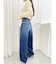 リバースワイドデニムパンツ