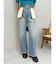リバースワイドデニムパンツ