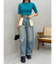 リバースワイドデニムパンツ