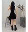 アシンメトリージップタンクワンピース