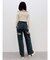 BACKスラッシュワイドデニムパンツ