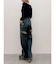 BACKスラッシュワイドデニムパンツ