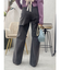 BACKスラッシュワイドデニムパンツ
