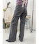 BACKスラッシュワイドデニムパンツ