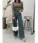 BACKスラッシュワイドデニムパンツ