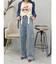 BACKスラッシュワイドデニムパンツ