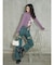 BACKスラッシュワイドデニムパンツ