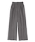 ハイウエストタックワイドパンツ【セットアップ着用可能】