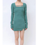 カットタイトミニワンピース