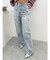embroidery shineeデニムパンツ