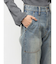 リベットペインターワイドデニムパンツ