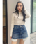 ポケットデニムミニスカート