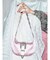 バックルデザインナイロンショルダーBAG