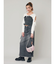 バックルデザインナイロンショルダーBAG