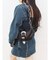 バックルデザインナイロンショルダーBAG