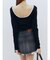 サイドドロストワンポイントショートトップス