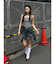 フラワーキャミミニワンピース