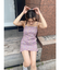 フラワーキャミミニワンピース