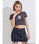【メロクロコラボ】レースドッキングクロミTシャツ