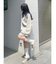 ケーブルSUNNYハーフジップニットトップス