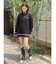 ケーブルSUNNYハーフジップニットトップス