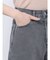 シンプルワイドデニムパンツ