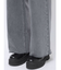 シンプルワイドデニムパンツ