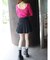 【WEB限定】バックオープンリブトップス