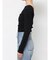 【WEB限定】バックオープンリブトップス
