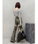 ダメージフレアパンツ