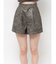 フェイクレザーショートパンツ