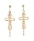 CROSS CHAIN ピアス