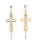 CROSS CHAIN ピアス