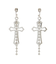 CROSS CHAIN ピアス