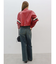 シンプルワイドデニムパンツ