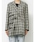 グラフィックオーバーサイズチェックジャケット