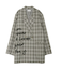 グラフィックオーバーサイズチェックジャケット