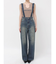 2WAYサロペットワイドデニムパンツ