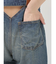 2WAYサロペットワイドデニムパンツ
