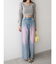 カラールーズワイドデニムパンツ