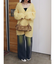 カラールーズワイドデニムパンツ