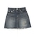 ワンポイントスタッズデニムミニスカート【セットアップ着用可能】
